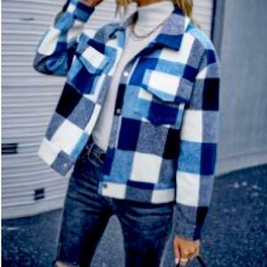 Blue Plaid Jacket